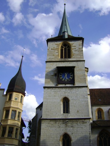 Bienne - Stadtkirche - clocher.JPG